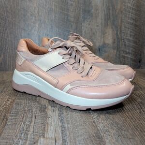 FRYE WILLOW Size 9.5 M Athletic Shoes Women's Walking Lace Up Shoes Beige